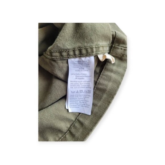 Madewell Army Olive Duck Cloth Hooded Raincoat Jacket XXS NWT - Picture 8 of 12